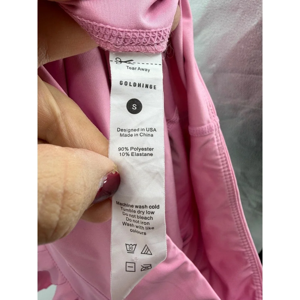 Goldhinge Pleated Skort Women Size Small Pink Athletic Tennis Golf Activewear